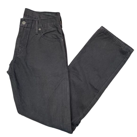 New Without Tags Mens Levi’s Straight‎ Fit 514 Dark Grey Jeans Size 30x32 - Picture 1 of 8